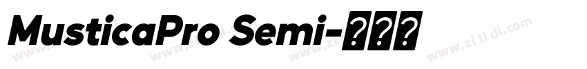 MusticaPro Semi字体转换 MusticaPro Semi字体转换